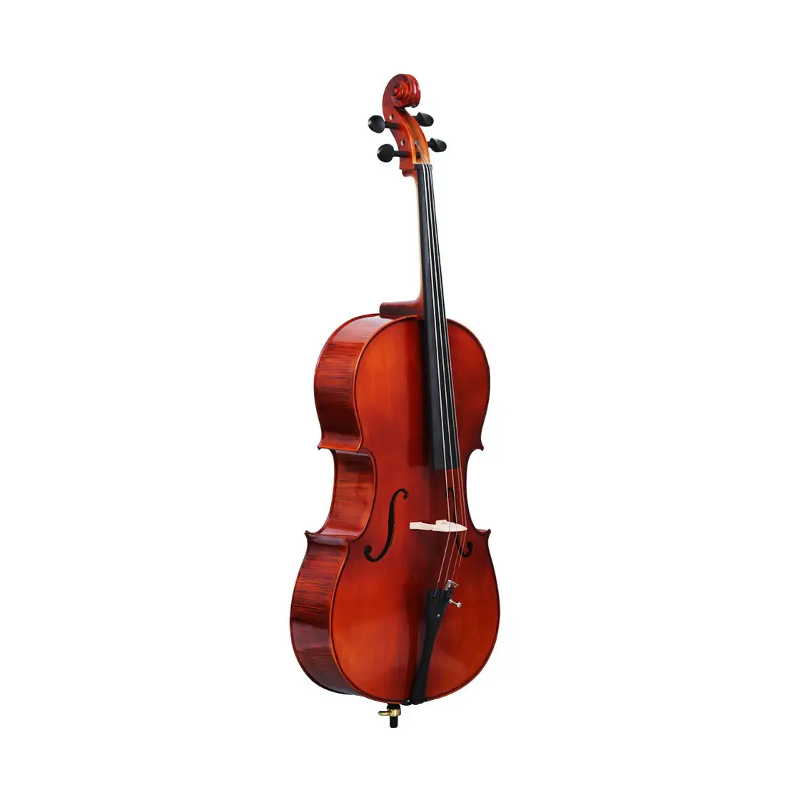 

Factory Direct Sales Professional Musical Instrument Astonvilla Natural Color Bright tiger Pattern Solid Wood Cello