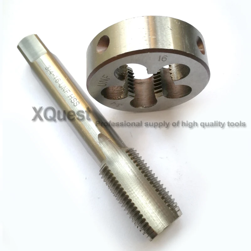 

Right Hand tap Round die UNC 3/4 -10 Unified Fine Thread dies taps UNF 3/4-12 3/4-14 3/4-16 3/4-18 3/4-20 3/4-24 3/4-28 3/4-36