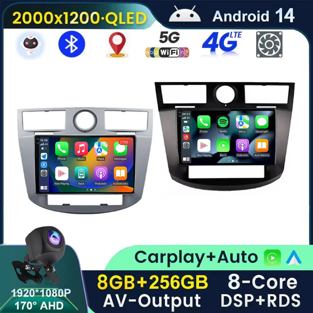 

Android 14 Radio For Chrysler Sebring Cirrus 2007 -2010 Multimedia Video Player Navigation Stereo GPS Carplay Autoradio BT