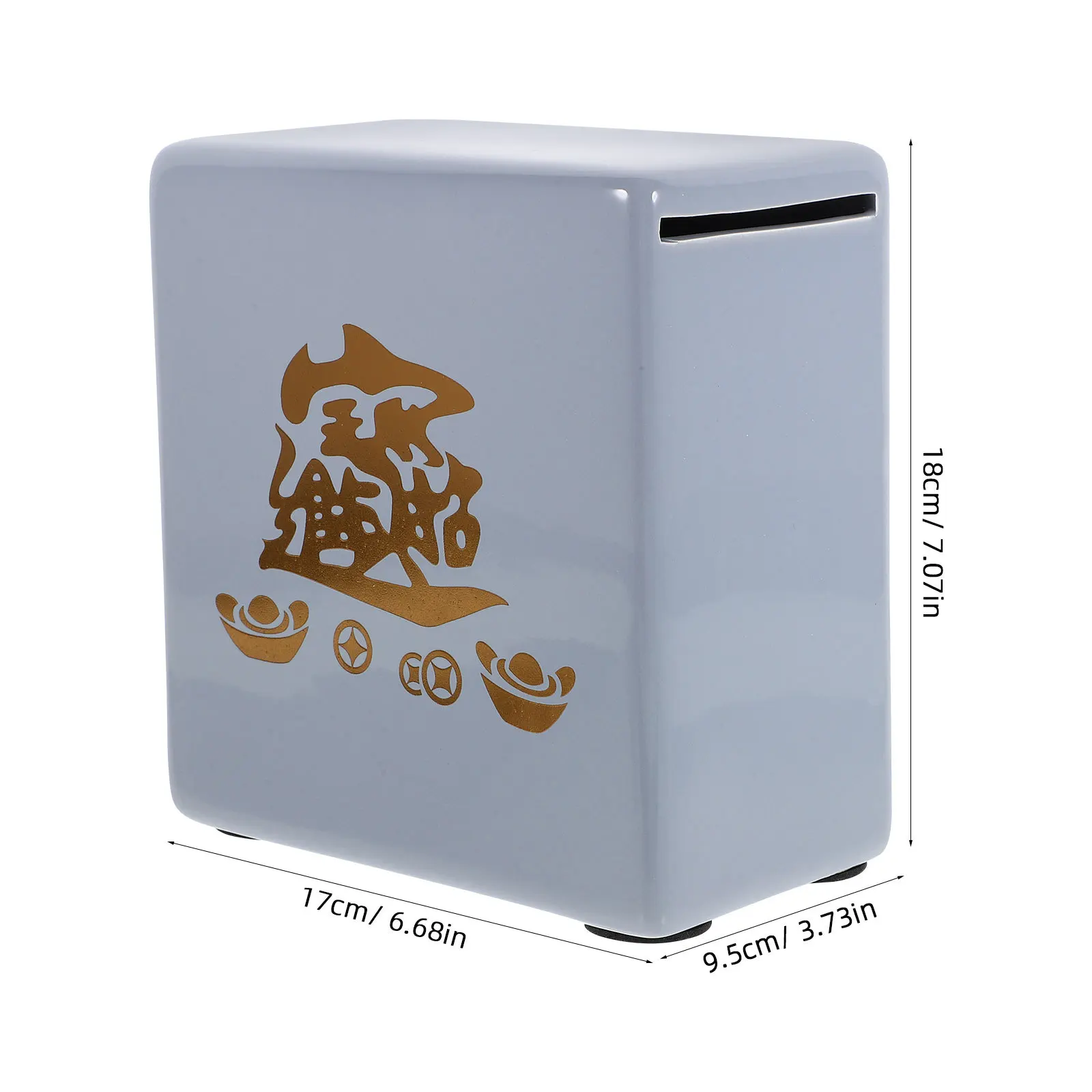 Large Capacity Ceramic Money Box Savings Jar Piggy Bank for Adults Only Saving Money Storage Piggy Bank