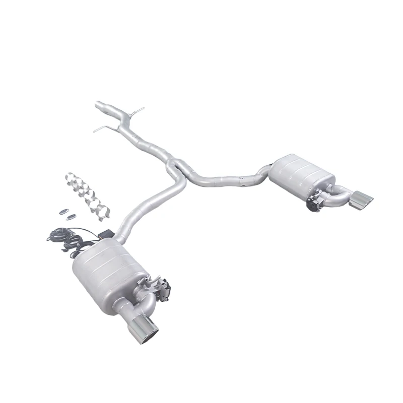 

GFC/ for 2012 Audi A4 B8 2.0T Travel crossover 4WD Catback 304B stainless steel electronic valve performance exhaust