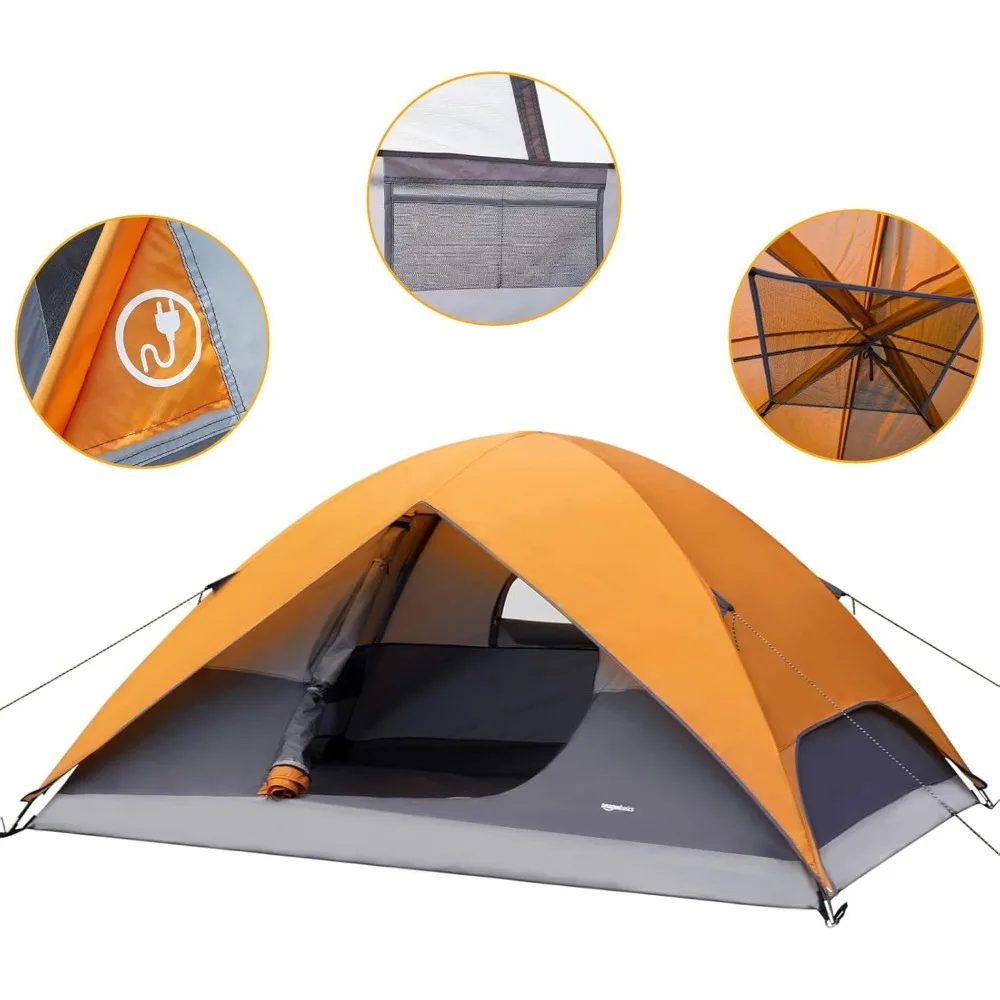 Dome Camping Tent, 4-Person/8-Person