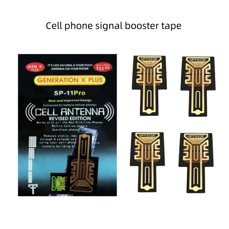 1pcs Mobile Phone Signal Enhancement Sticker Computer External Antenna Signal Amplifier Suitable for Apple Android Mobile Phone