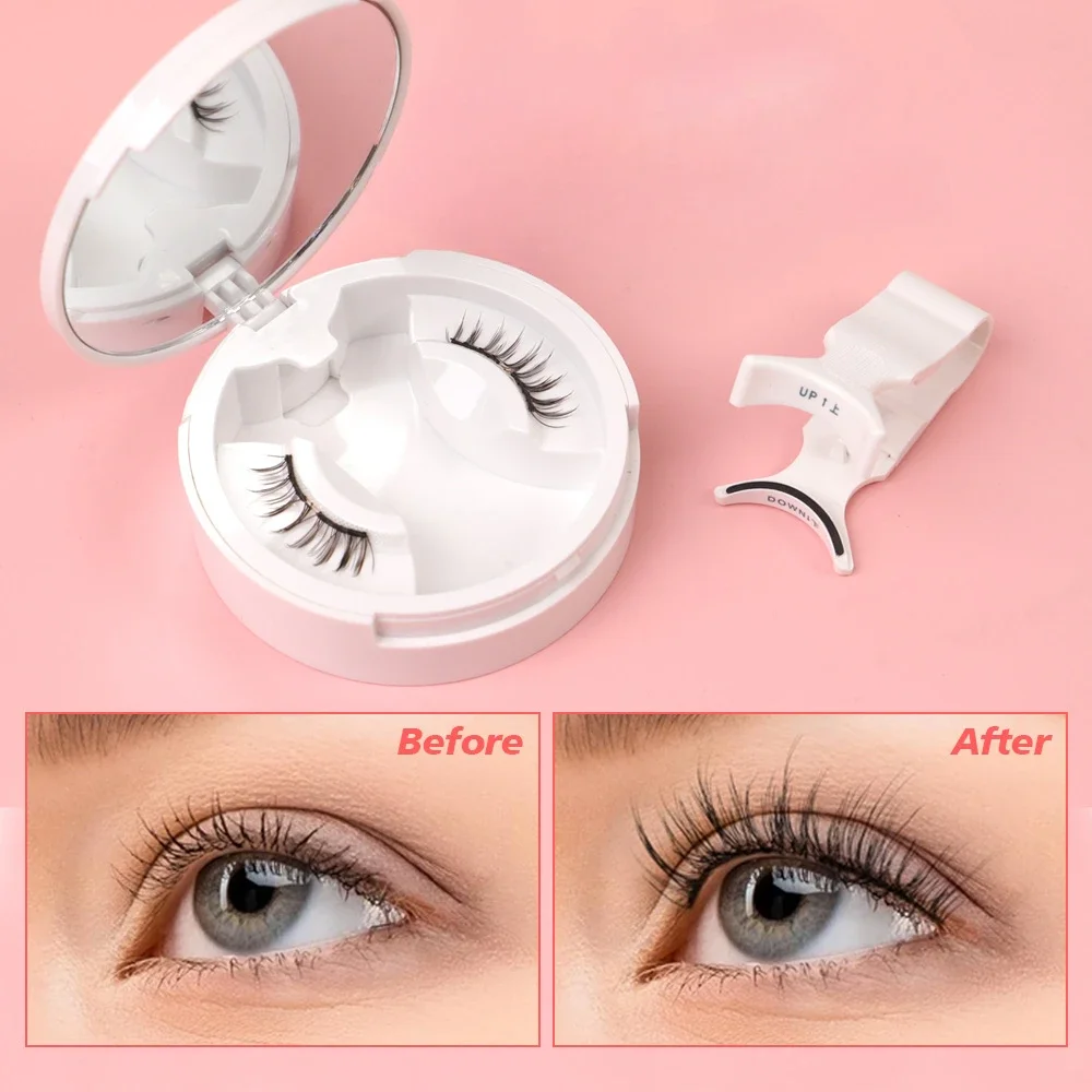 10/20/50pcs Easy to Wear Lash Wholesale Soft False Eyelashes with Applicator without Glue