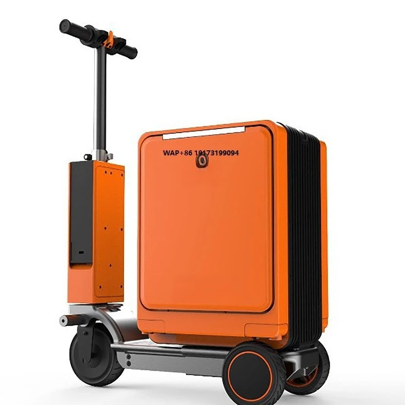

Electric Rideable Suitcase for Adults and Kids Removable Smart Carry-on Luggage with Scooter Function
