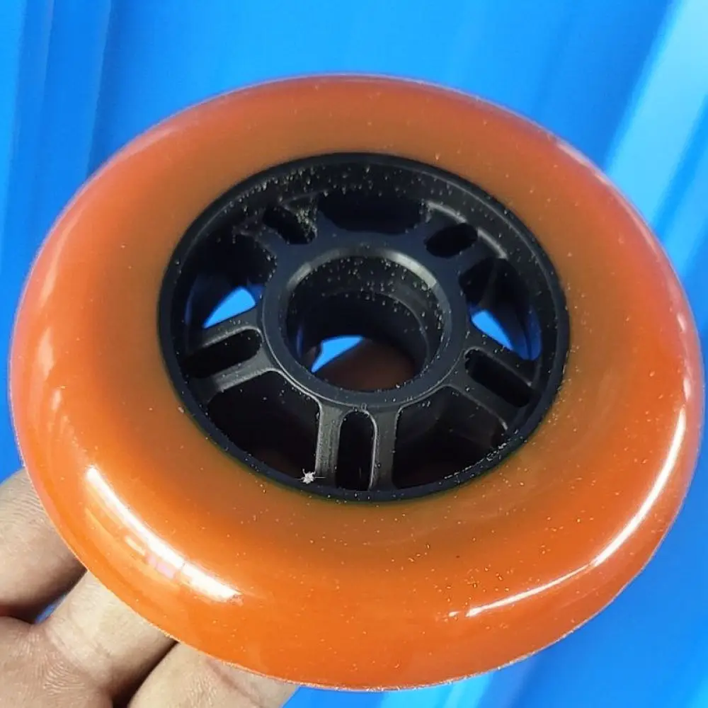 Premium 100mm PU Roller Skate Wheels High Elasticity Polyurethane Spare Accessories For Scooter Cart Smooth Glide