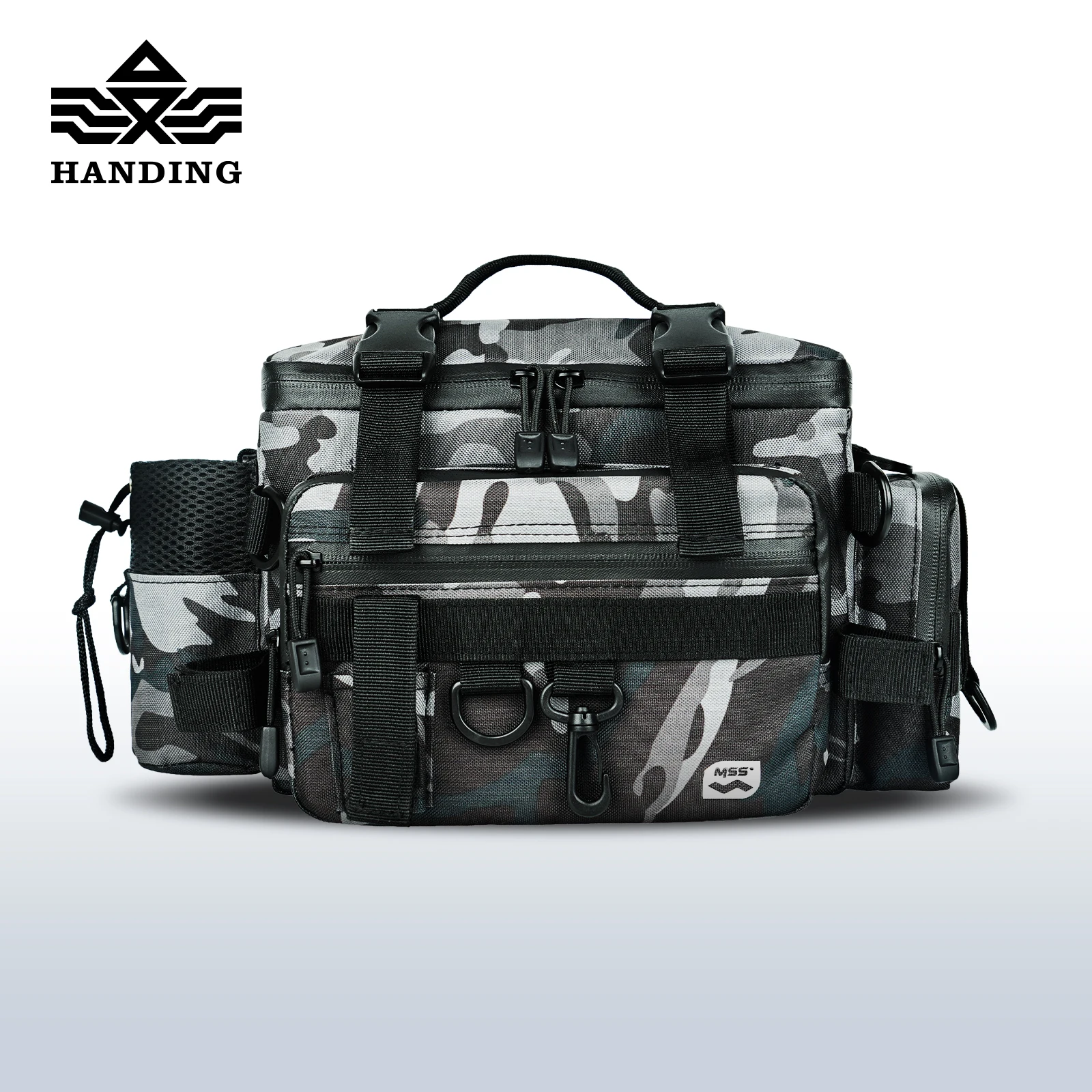 handing multifuncoes bolsas de pesca impermeavel ao ar livre bolsas grande capacidade fanny pack para homens equipamento de pesca para caminhadas camping 01