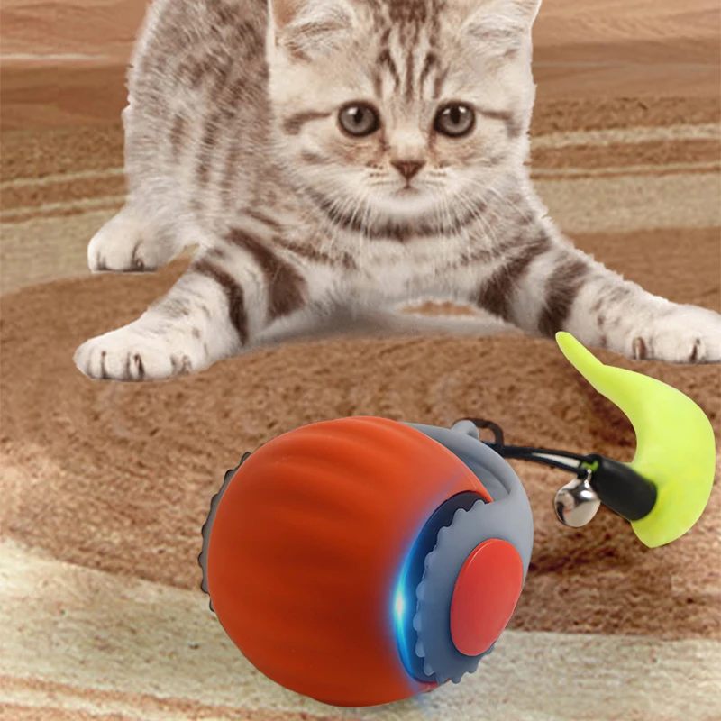 Intelligent Cat Toy Ball Automatic Teasing Cat Ball Self Hi Toy Electric Cat Toy Consuming Cat's Physical Strength Rolling Toys