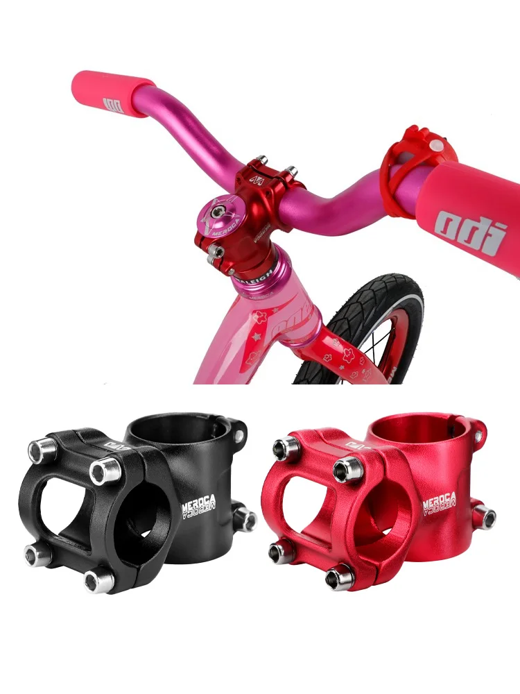AliExpress NONE MEROCA 35mm mtb stem 25.4 x 28.6 Mountain Road Balance Bike Short bike stem Aluminum Alloy Power bicycle handlebar stem riser