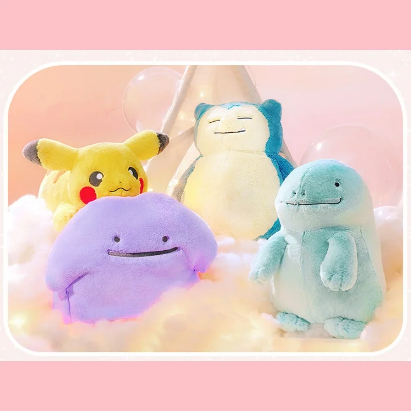 Pokémon Large Plush Doll (Pikachu / Ditto / Quagsire / Snorlax) – Kids' Birthday Gift & Super Huggable Cuddly Companion