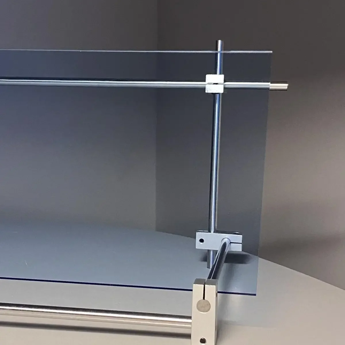 Acrylic Fixing Frame Menu Rack Stainless Steel Optical Axis Fixing Frame Coffee Milk Tea Shop Menu Rack
