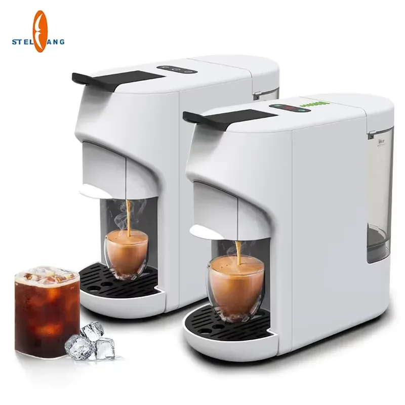 For Stelang 3-in-1 Electric Single Cup Capsule Machine 19 Bar Pump French Operable Multiple Coffee