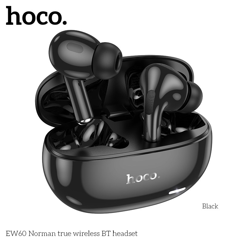  HOCO EW60 Bluetooth 5.0 Earbuds Wireless Hi-Res Audio Earphones Touch Control Waterproof Sports Headset with Mic for Running Fit 