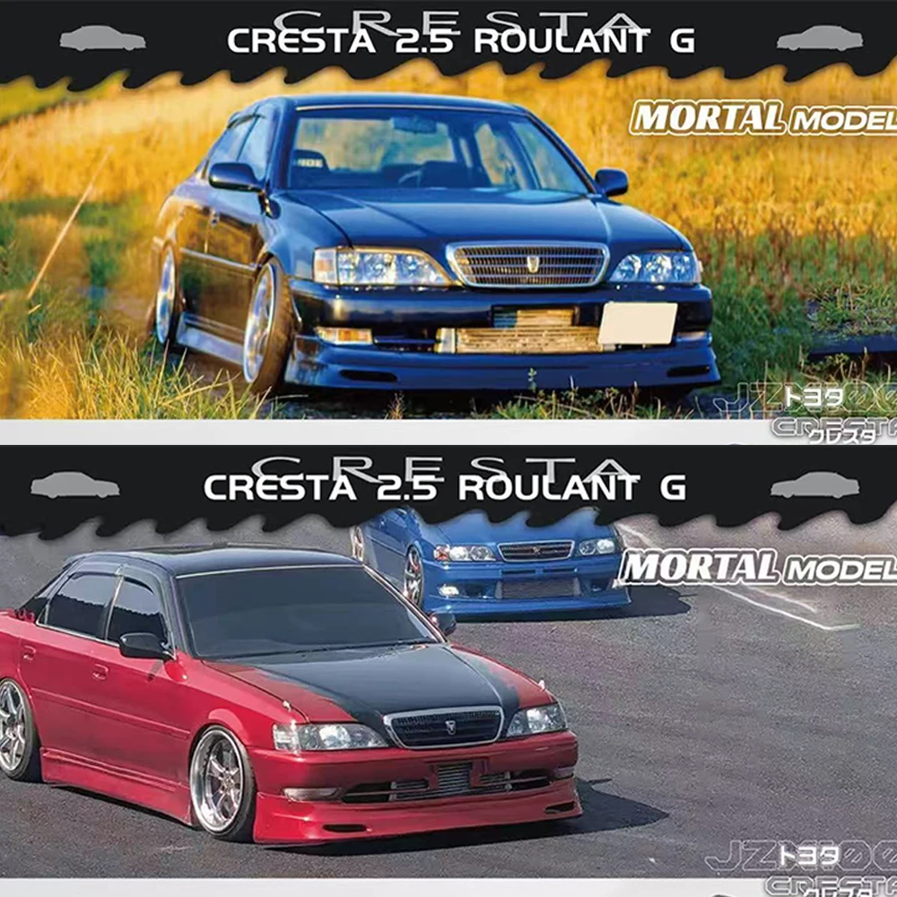 

TopArt 1/64 CRESTA Model Car Alloy Miniature Static Model Vehicle Toys Gifts for Teenagers Adults Hobby Collection