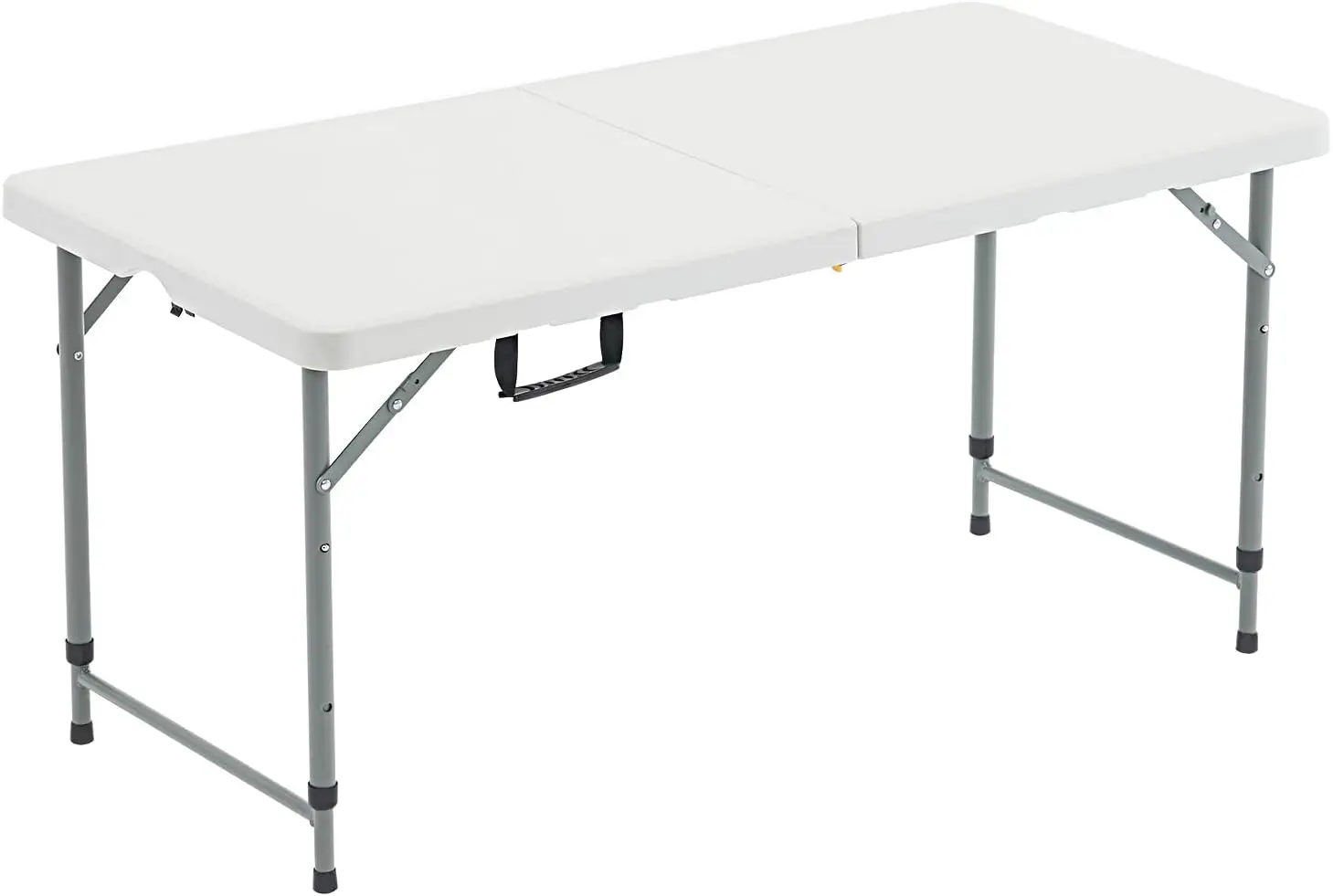 4 Foot Foldable/Folding Table Heavy Duty, Durable and Portable for Dining Picnic and Party