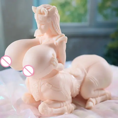 Centaur Valkyrie sexx Toys for Men Big Breasts Soft Vagina Portable Pocket Pussyy Silicone Hentai Anime Dolll Male Masturbator