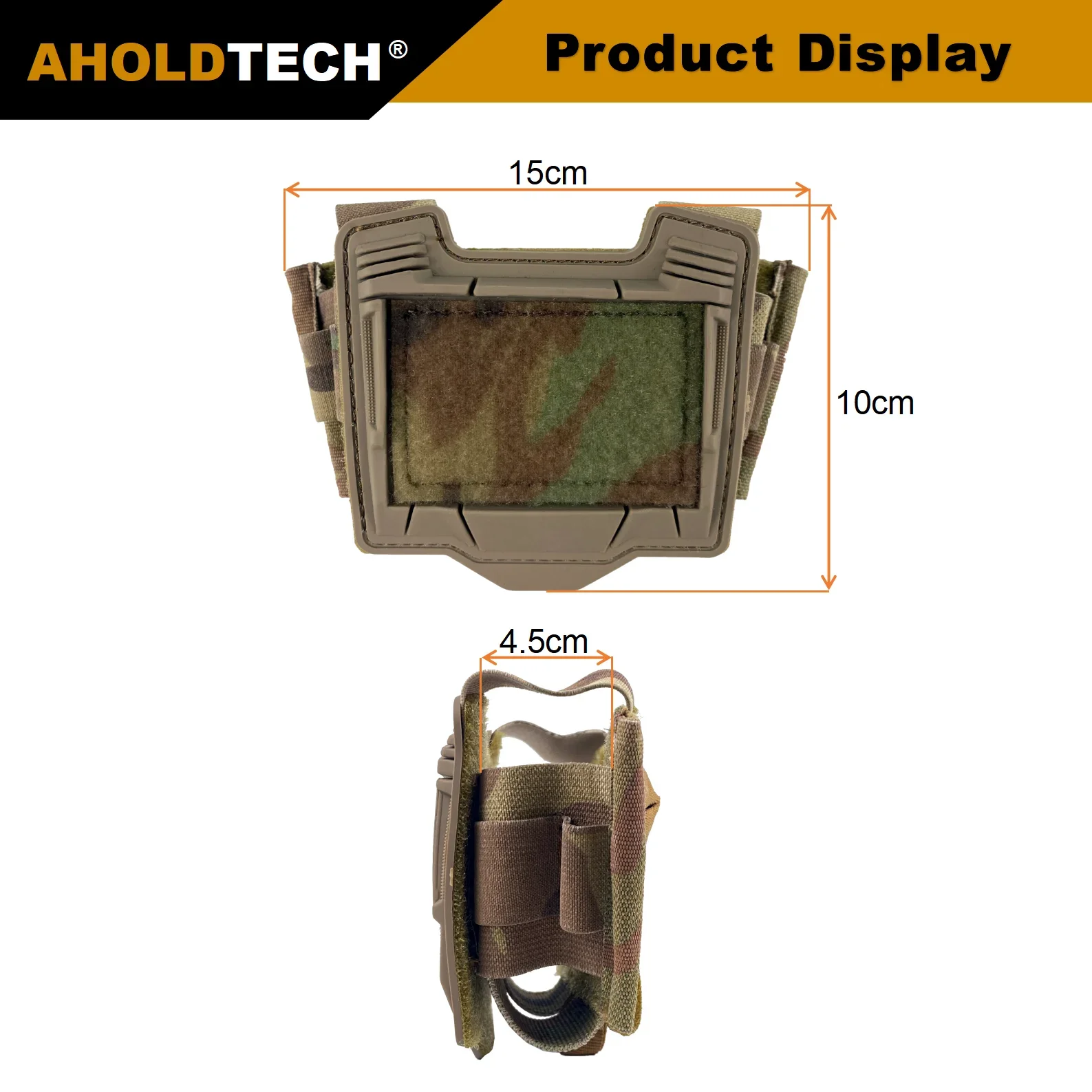 Aholdtech Torba na baterie do hełmu taktycznego Pudełko do przechowywania przeciwwagi Etui na akcesoria do kasków Airsoft