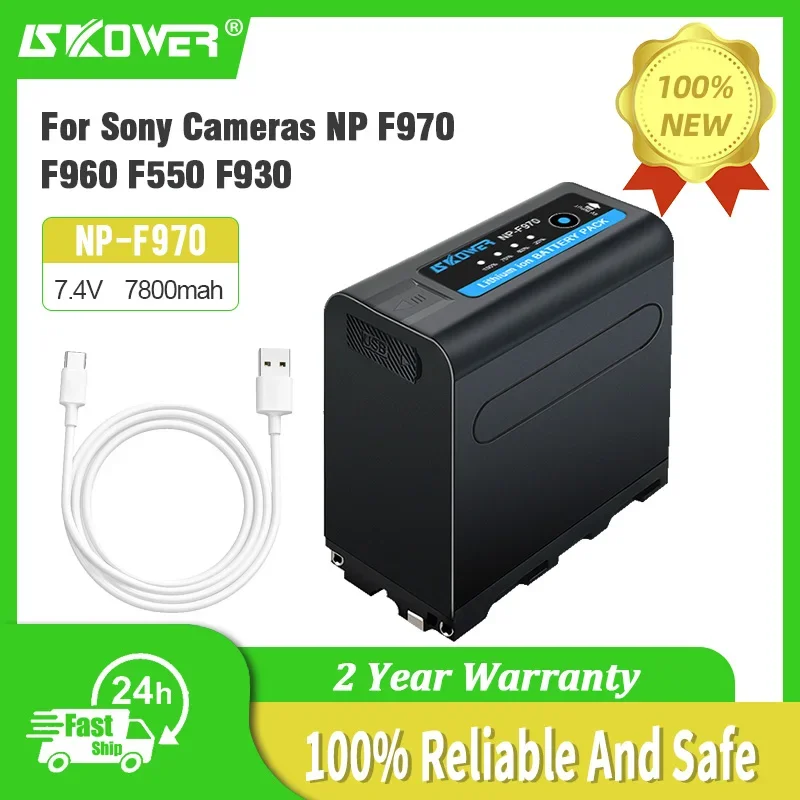 

7800 мАч NP-F970 NPF970 камера батарея USB зарядка выход для Sony DCR DSR видеокамеры панели видео мониторы F550