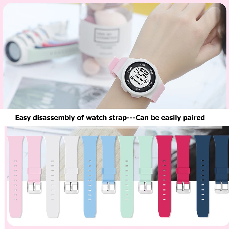 Men Watch Sports Kids Middle School teenage Student Electronic Wristwatches 50M Waterproof Alarm Clock Women Fashion Watches