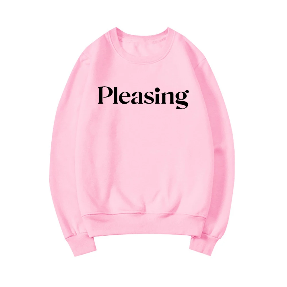 Pleasing Crewneck Sweatshirt HS Pleasing Sweatshirt TPWK Pleasing Hoodie Unisex Crewneck Sweatshirt Long Sleeve Pullovers Tops