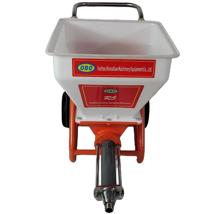 R5 household 220V mortar plaster semi-automatic cement sprayer wall plastering core including engine motor