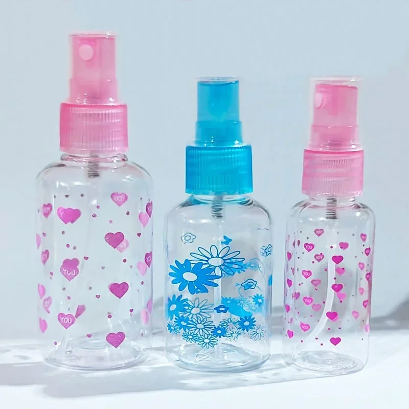 30/50/75ml Transparent Refillable Bottles Plastic Portable Perfume Atomizer Mini Empty Spray Bottles Portable Travel Accessories