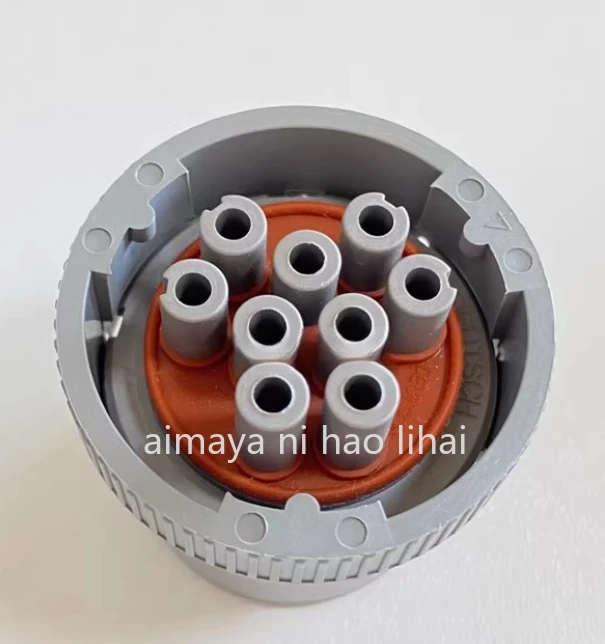 2PCS   HD16-9-16S/Round gray 9-hole/Diagnostic plug