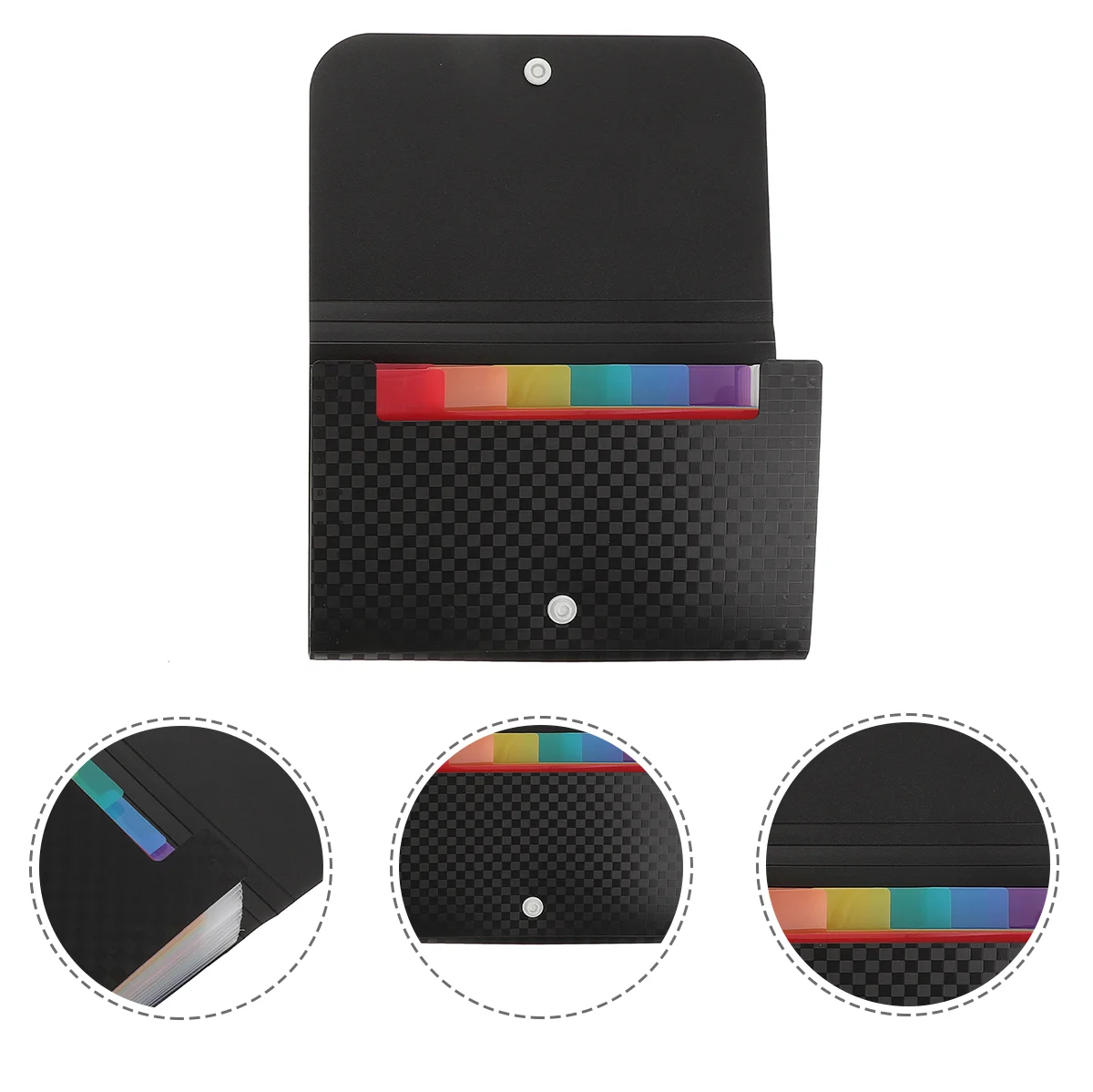 Organ Pack Folder Multi-layer File Organizer Documents Bag Manager Storage Pp Receipt Expanding Binder Clips