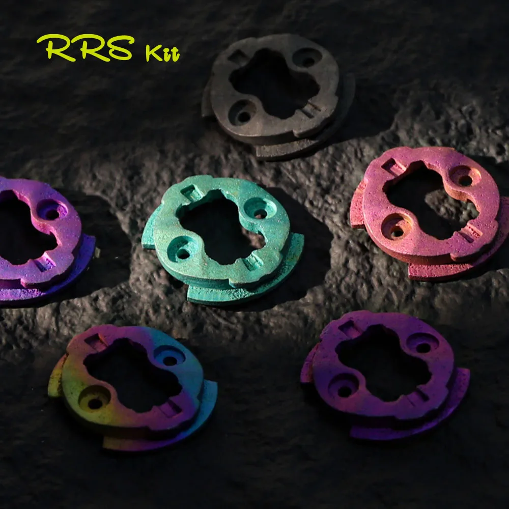 RRSKIT للغارمين 1050 دراجة الكمبيوتر جبل إصلاح جزء سبائك التيتانيوم ثلاثية الأبعاد الطباعة الدراجة ساعة توقيت جبل بين قوسين قاعدة إصلاح جزء