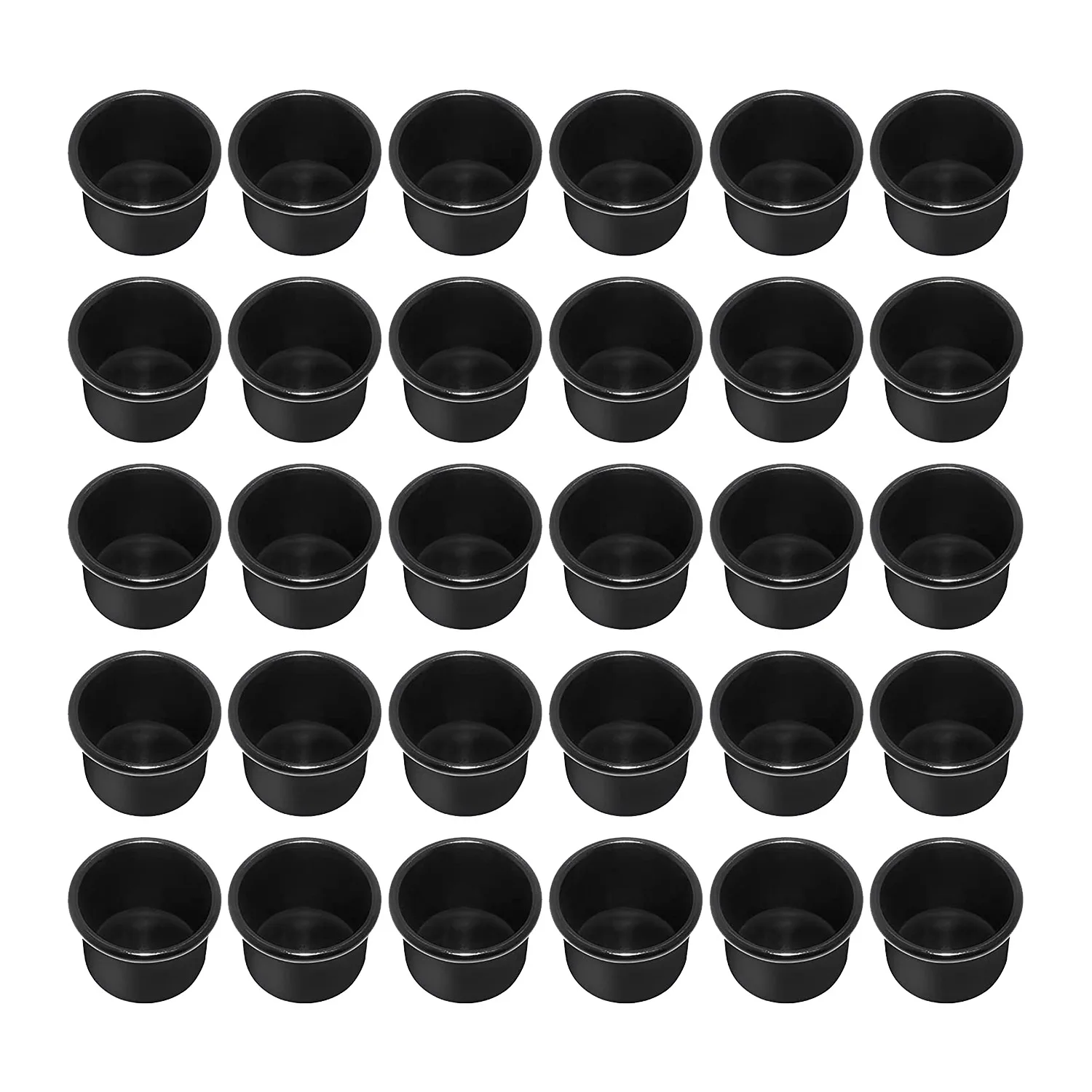 A32I Candle Holders for Taper Candles, Candle Holder, Tea Lights, Candle Insert Table Candles, Candle Holder 30Pcs Black