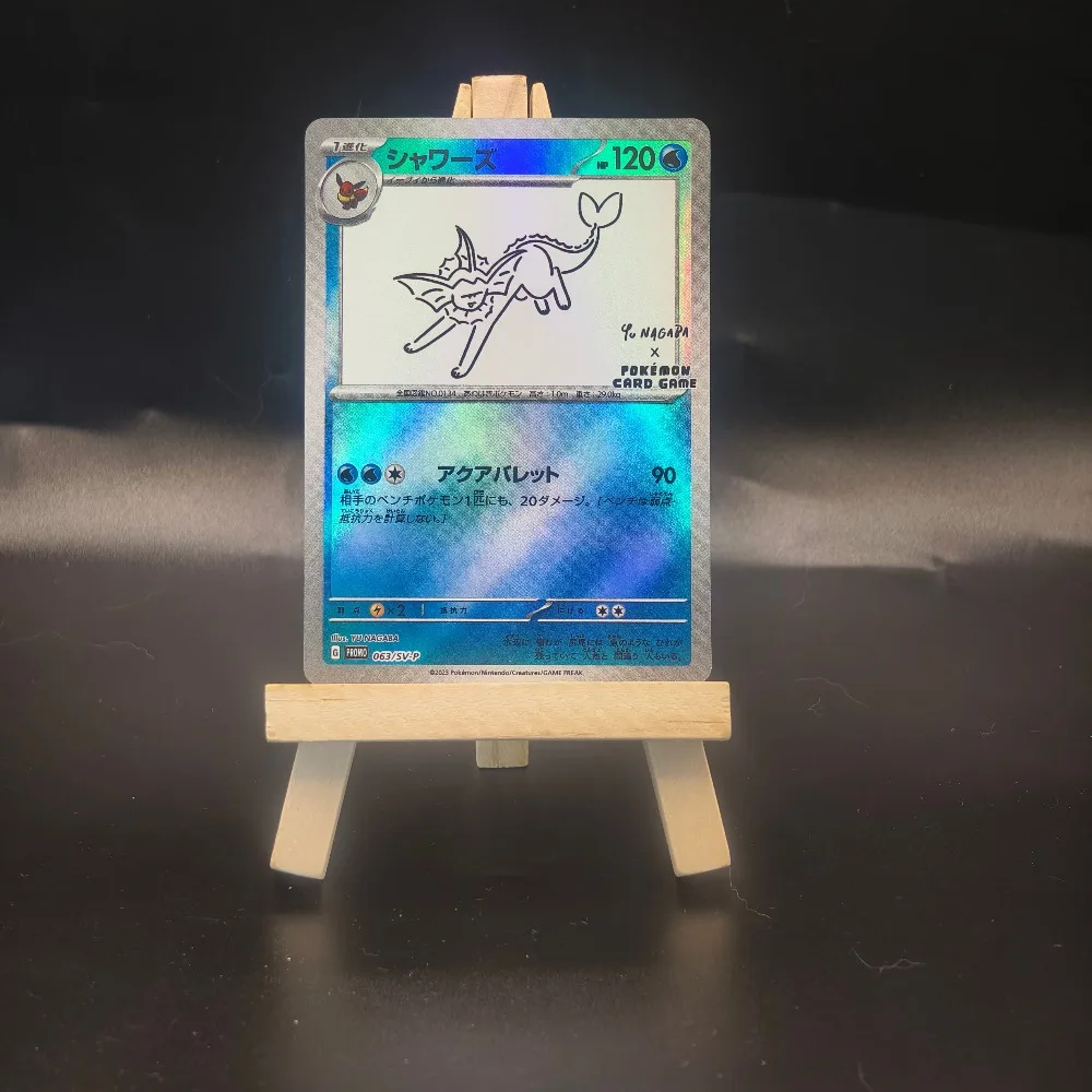 

11pcs/set Anime DIY Pocket Monsters TCG Yu Nagaba Collaboration Eevee Flareon Vaporeon Espeon Jolteon Cards Japanese Game Card