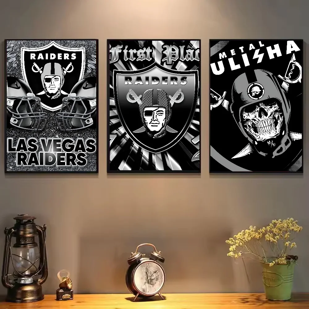 1 قطعة 0-Oaklands R-Raiders شعار المشارك ذاتية اللصق الفن ورق مقاوم للماء ملصق مقهى بار غرفة جدار ديكور