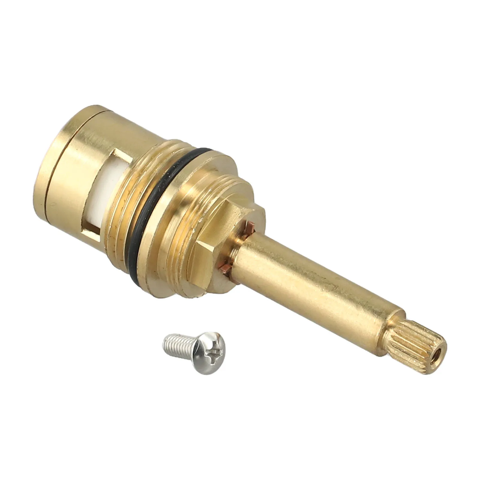 Shower Bath Tap Valve Cartridge Quarter Turn Flow Long Tall Stem Insert Copper Faucet Valve Switching Smoothing Wear-resisting