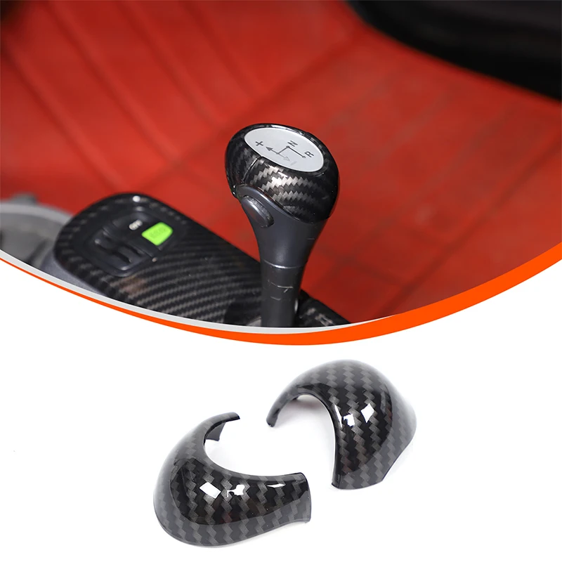 

For Mercedes Benz Smart 451 Fortwo 2009-2015 Automotive Gearhead Protection Cover ABS Carbon Fiber Car Accessories