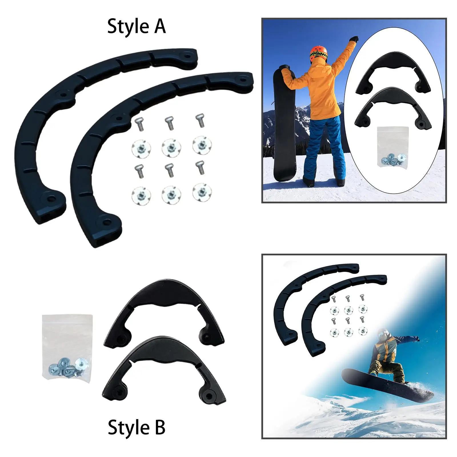 

2 шт., силиконовые защитные ленты для скейтборда