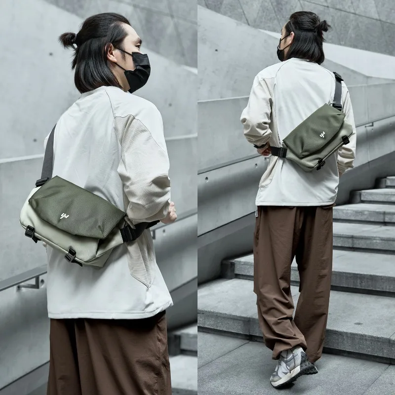 

Модные сумки через плечо с клапаном, мужские повседневные оксфордские мужские сумки через плечо, водонепроницаемая большая вместительная спортивная походная сумка на плечо, ранцы