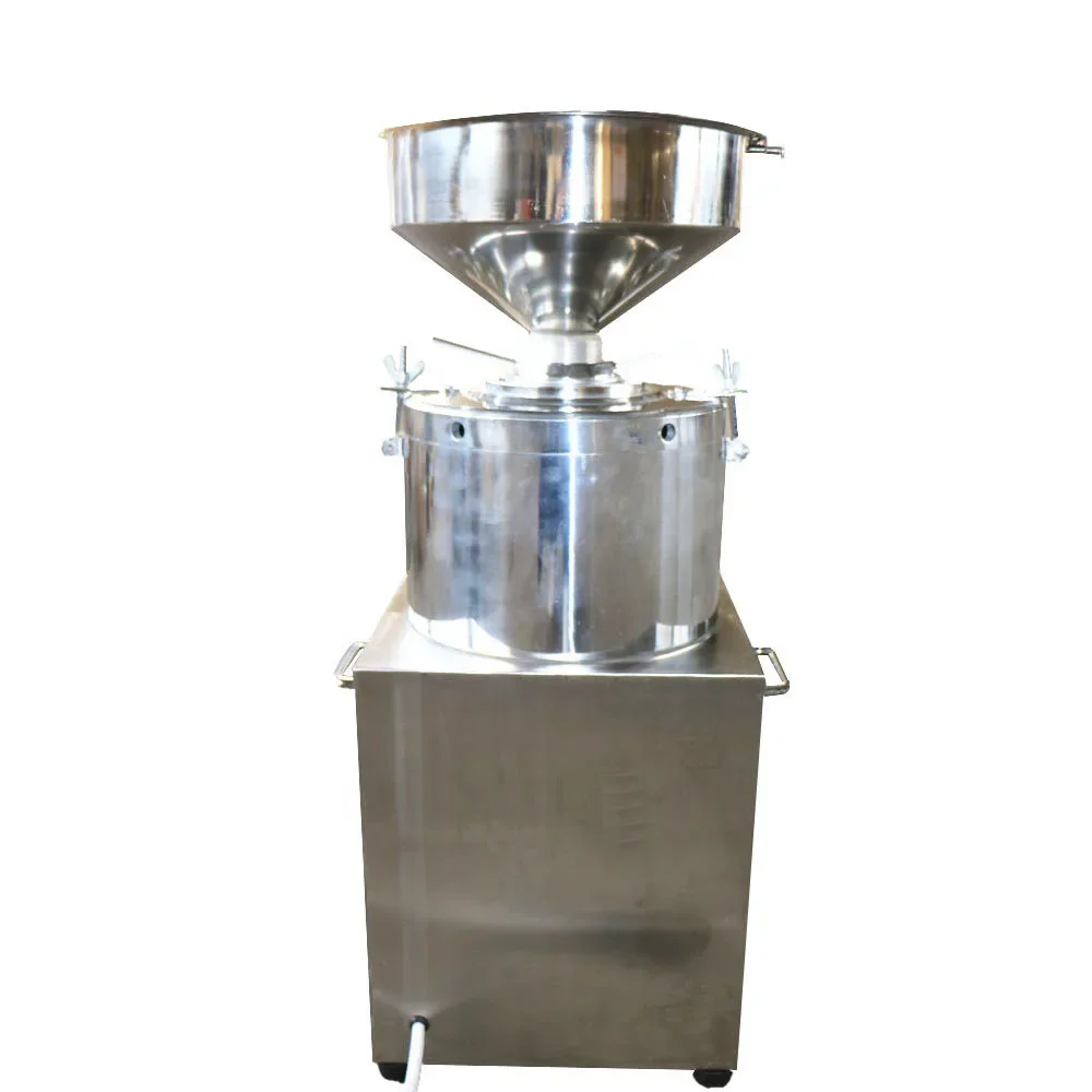 Vertical Sesame Sauce Grinder Processor Commercial Small Peanut Butter Grinding Machine Automatic Sesame Paste Machine