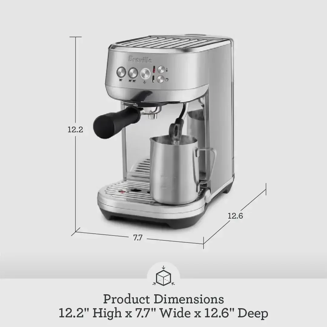 Breville-Machine à expresso Bamb37Plus avec mousseur à lait automatique, machine à expresso avec chauffage en secondes, cappuccino et latte