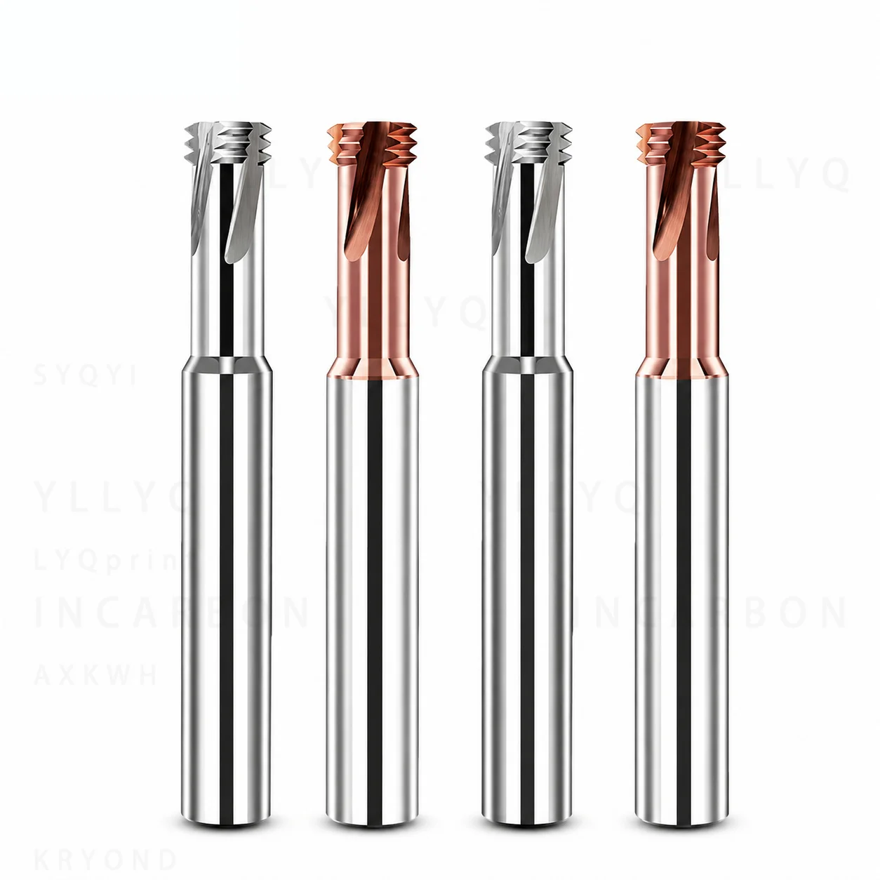 Carbide Thread M1-M30 UNC UNF ISO American System Milling Cutter Three TeethThread Milling Cutter CNC Machining Milling Thread