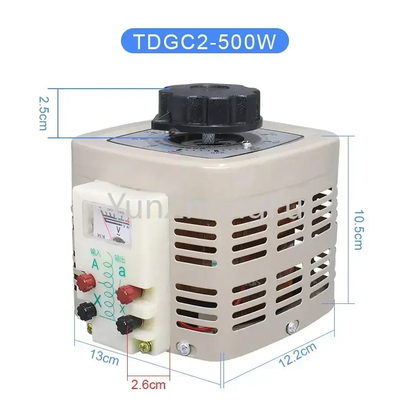 Pressure Regulator 220V Single Phase TDGC2-500W Ac Autotransformer 5kW Household Dimmer 0-250V