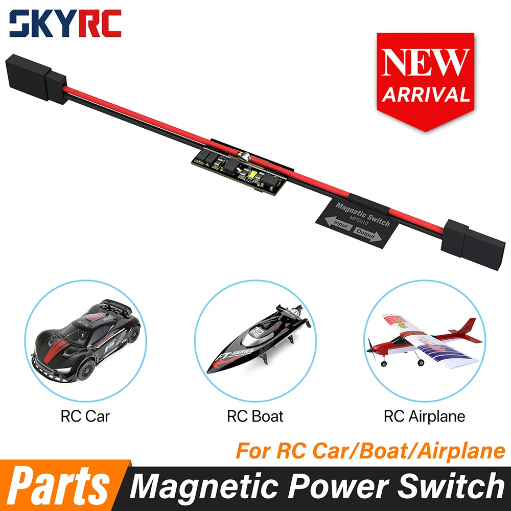 

SkyRC RC Switch Unit MPS010 Магнитный выключатель питания постоянного тока 3-13 В 7A Магнитный переключатель для системы приемника Пульт дистанционного управления Автомобильные паруски