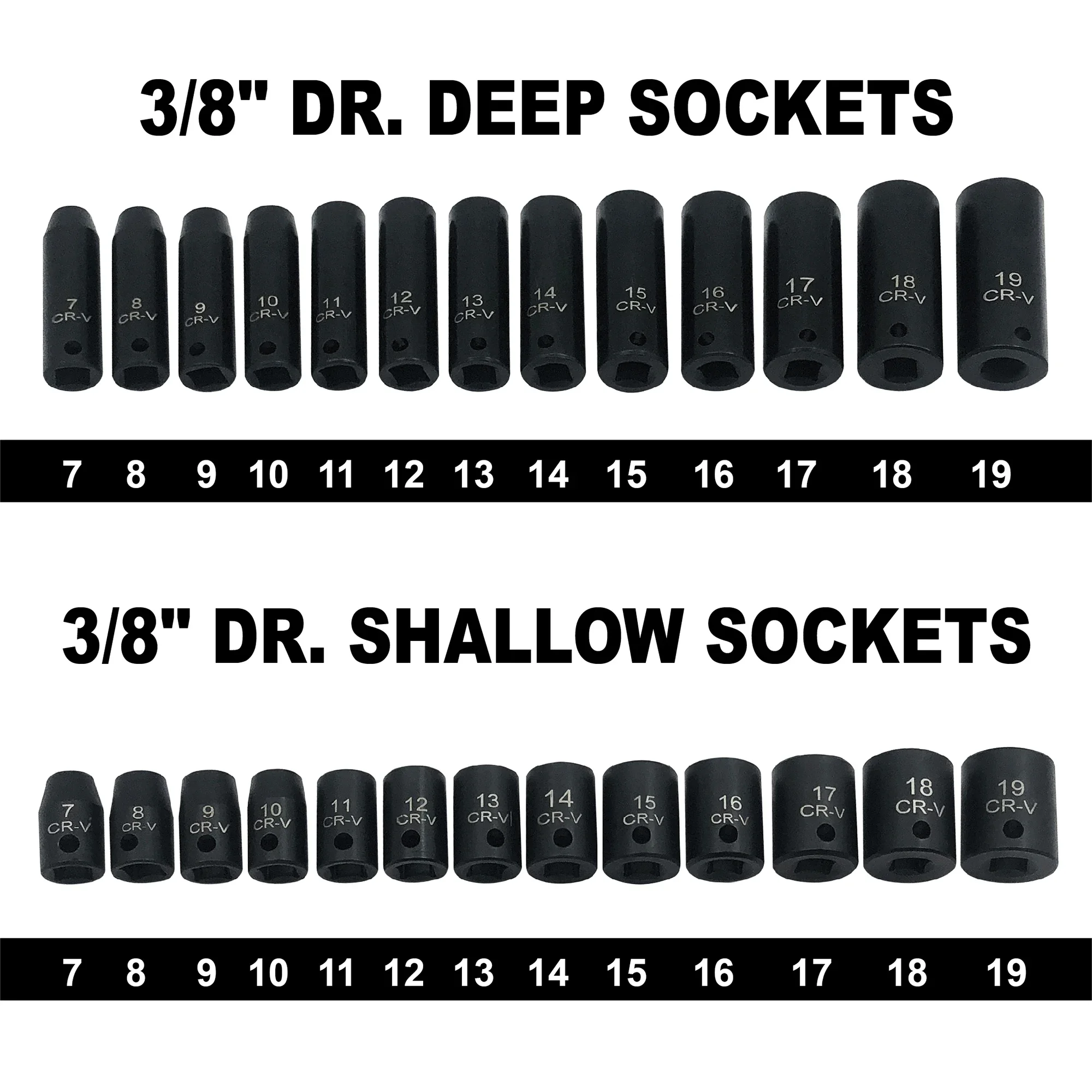 26pcs 3/8