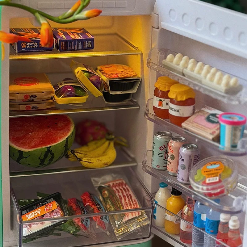 Caja Misteriosa Zuru, Mini Refrigerador Sorpresa, Huevo Ciego Coleccionable, Micro Escena, Juguete de Bola para Bebés, Juego de Bricolaje, Regalo Exquisito