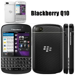 Blackberry-オリジナルのロック解除されたデュアルコアスマートフォン,q10,4g,3.1インチ,2GB RAM, 16GB ROM,8mp,qwertyキーボード