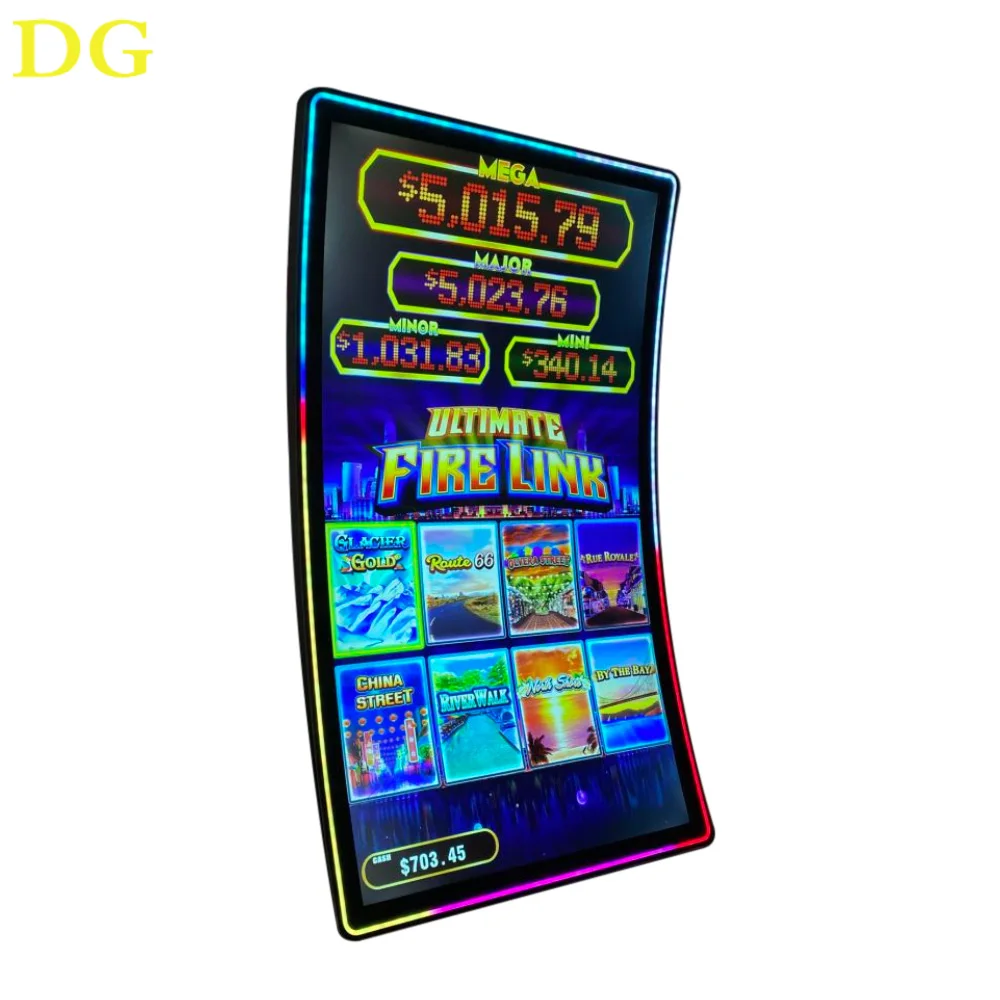 43 Inch 3840*2160 POG GAME Curved Touch Screen Monitor For POG-Original Bally or Other Slot