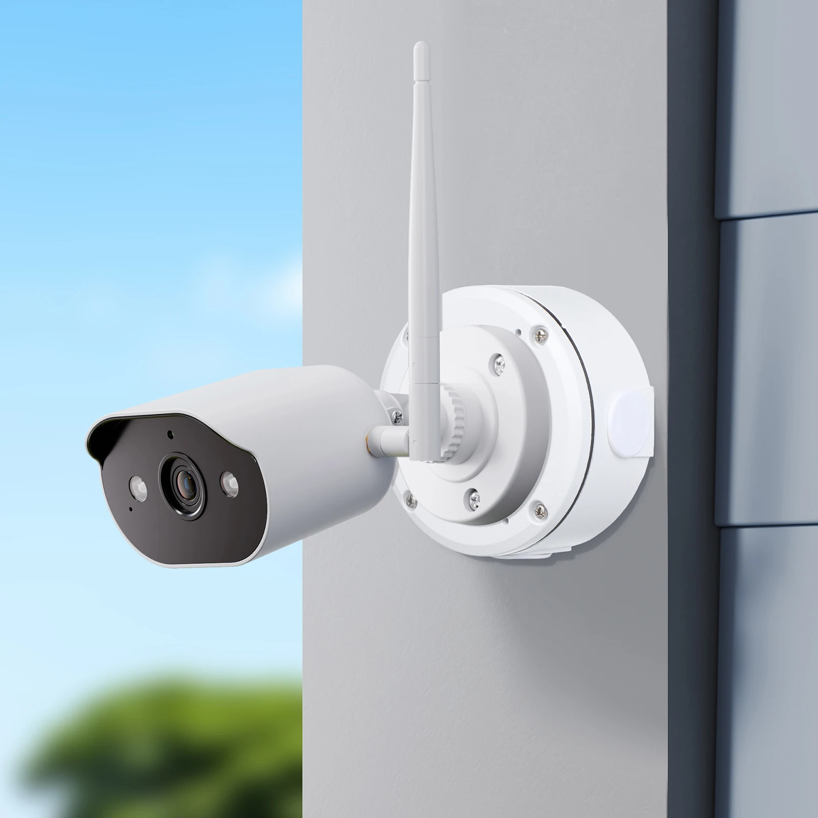 

Waterproof Junction Box Outdoor Aluminum Alloy Abs Security Camera Mount Wall Ceiling Cable Enclosure Electrical