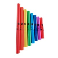 8Pcs Musical Sound Tube Colorful Set 8 Tones Sound Tube Percussion Instrument Birthday Gift Musical Sound Tube Kit for Collectiv
