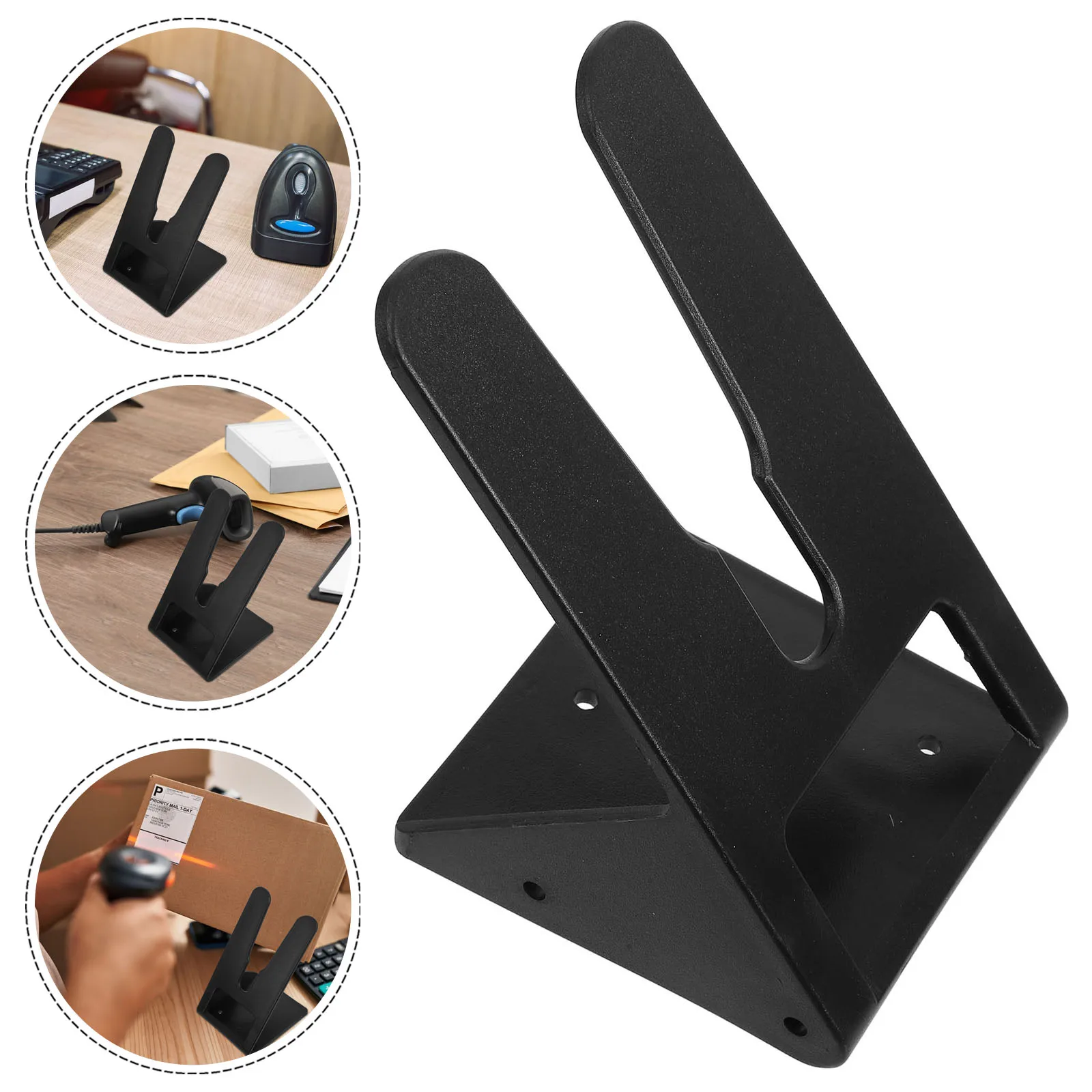 

Scanner Bracket Holder for Barcode Wall Mount Handheld Rack Desk Stand Plastic Car Mount Universal Compatibility Easy