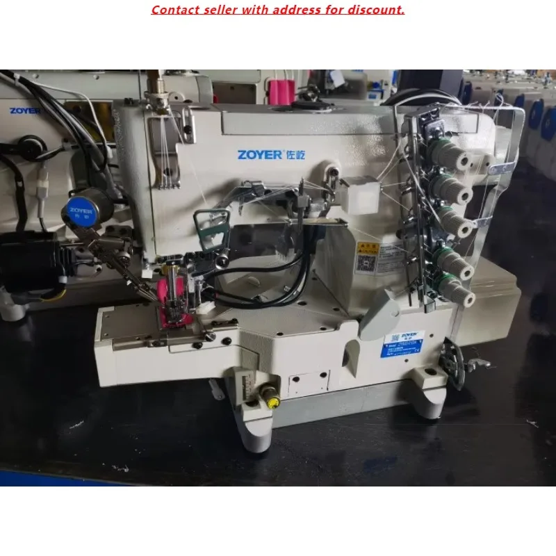

ZY 600-01DA Zoyer Small Flat Bed Direct Drive Auto Trimmer Interlock Sewing Machine