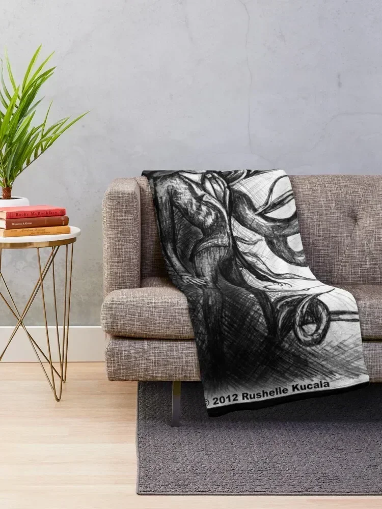 Slender Man Throw Blanket Luxury Brand wednesday Blankets